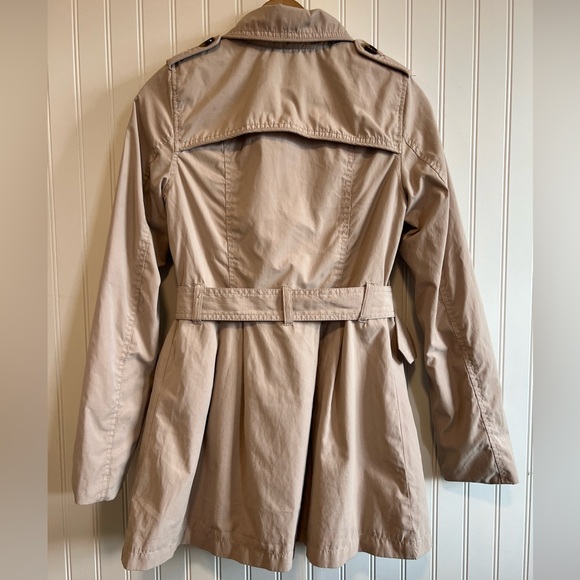 Forever 21 Light Tan Trench Coat Y2K soft women size 2 - Picture 2 of 14